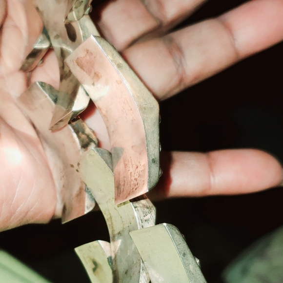 Vintage MEXICO Sterling Panther Link Brace… - Picture 3 of 5